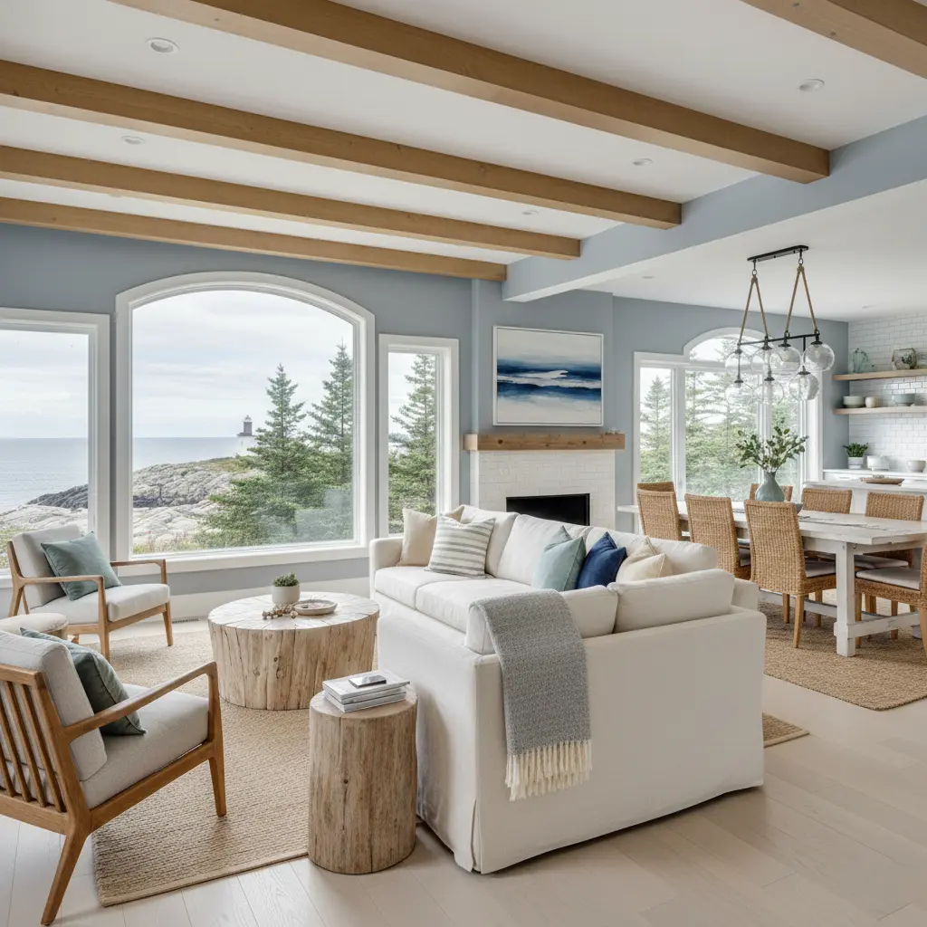 Coastal-Inspired Interior Renovation construction project in North Vancouver, BC