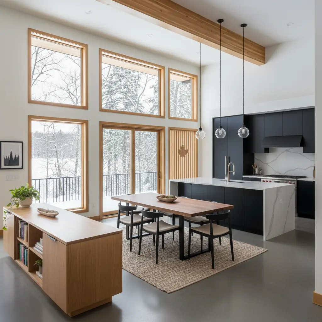 Contemporary Residential Interior construction project in Langley, BC