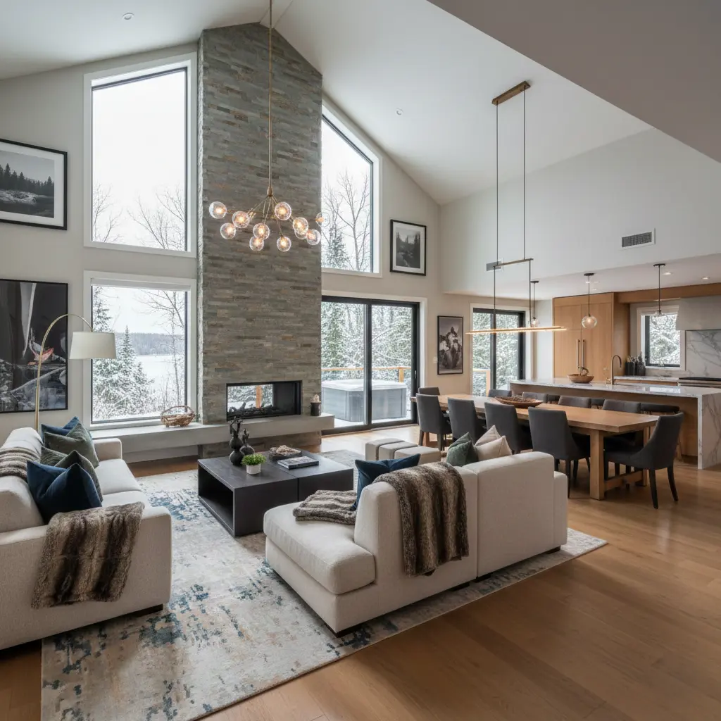 Luxury Home Interior Remodel construction project in West Vancouver, BC