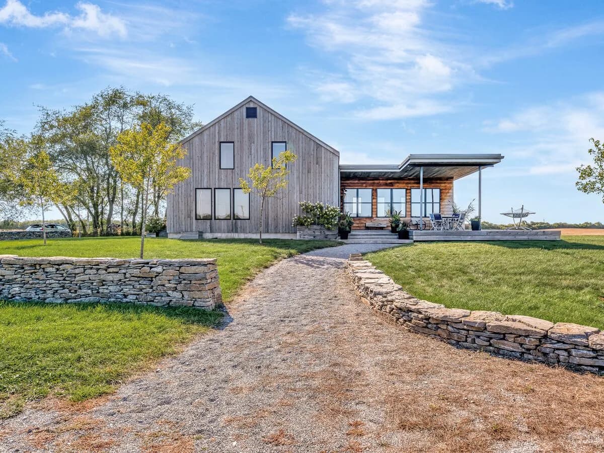 Modern Farmhouse construction project in British Columbia