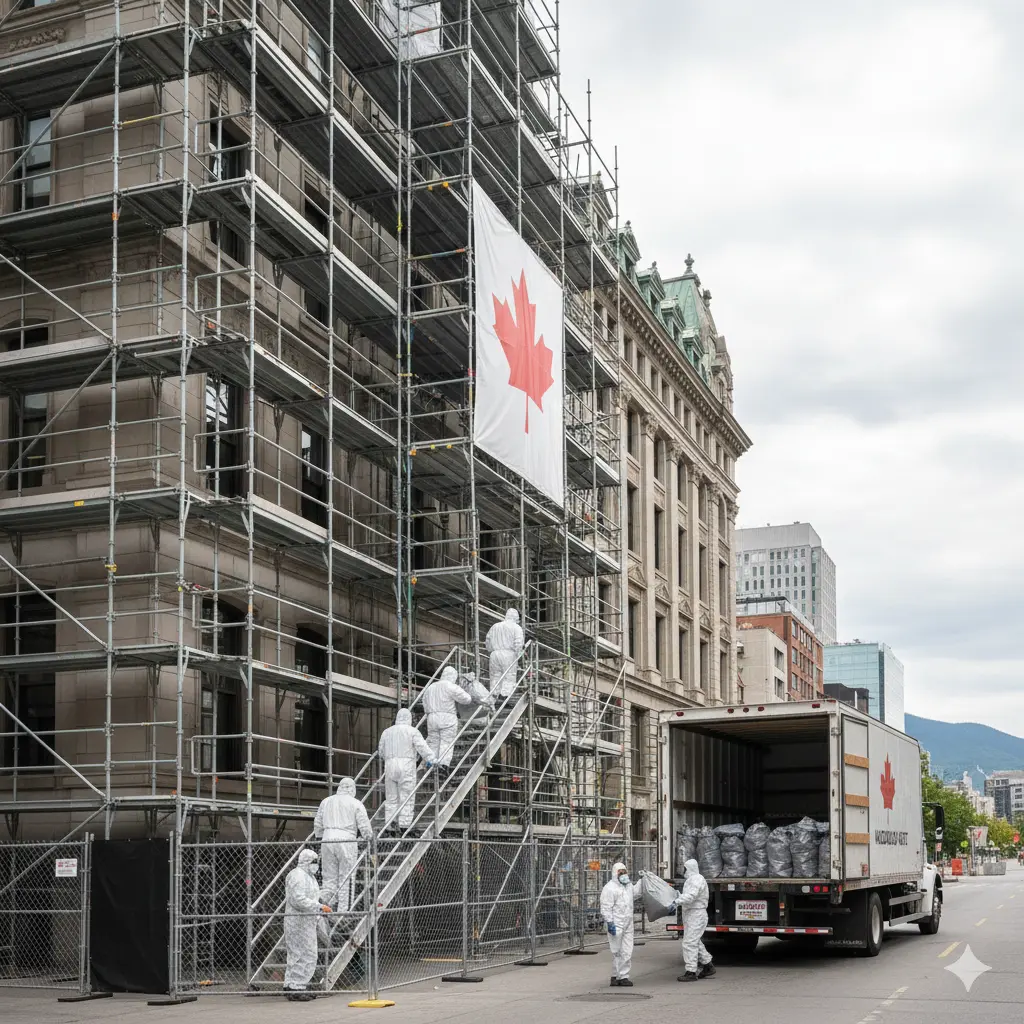 Safe Abatement Project construction project in British Columbia